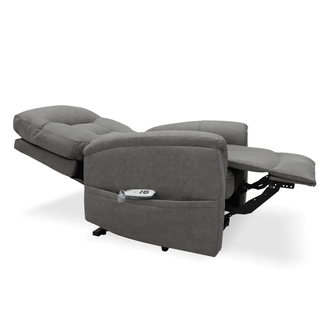 Corinthia Riser Recliner with Heat and Massage - Dark Grey Tech Fabric thumbnail 3