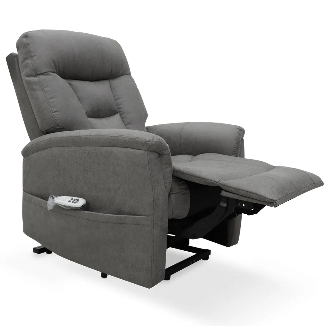 Corinthia Riser Recliner with Heat and Massage - Dark Grey Tech Fabric thumbnail 5