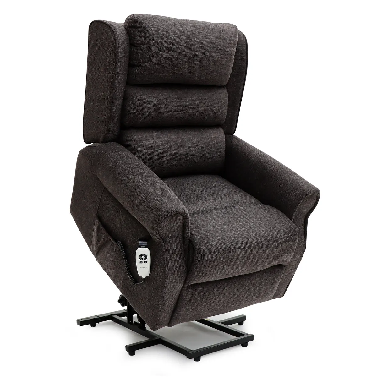 Dorchester Dual Motor Riser Recliner - Espresso Chenille Fabric thumbnail 2