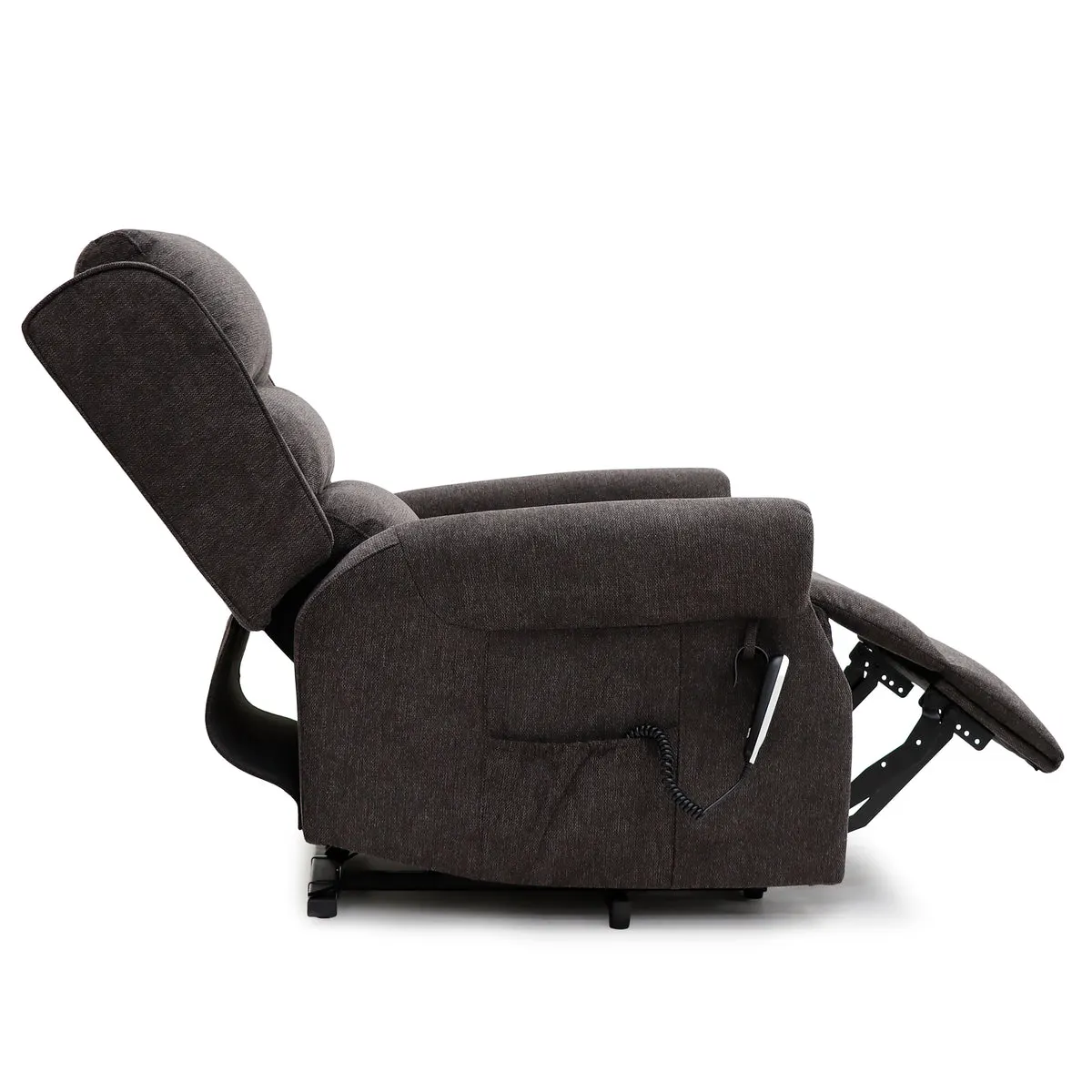 Dorchester Dual Motor Riser Recliner - Espresso Chenille Fabric thumbnail 5