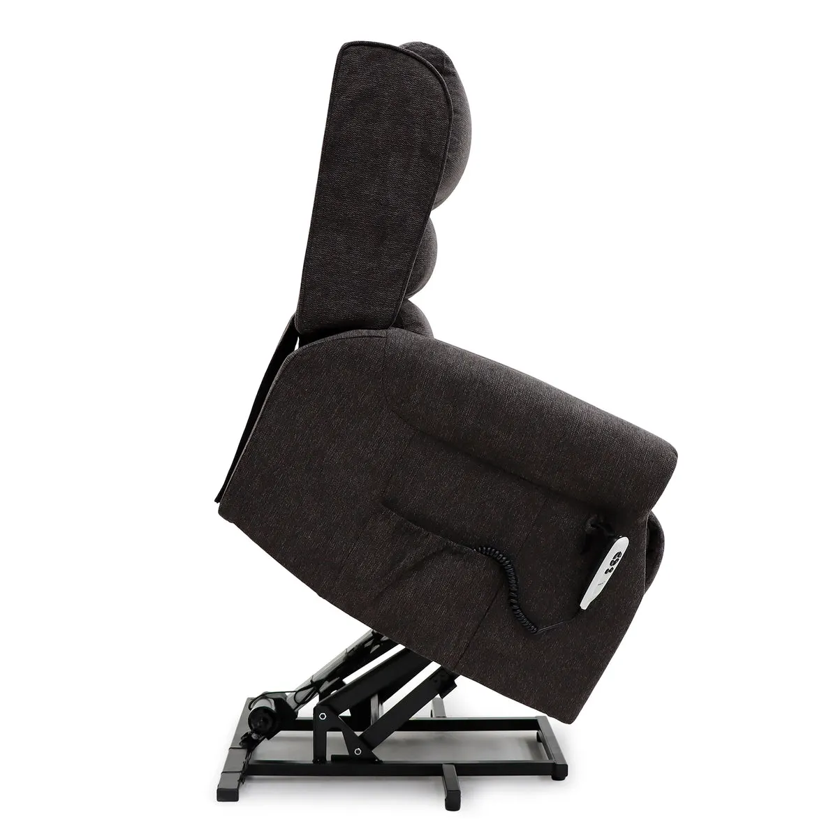 Dorchester Dual Motor Riser Recliner - Espresso Chenille Fabric thumbnail 7
