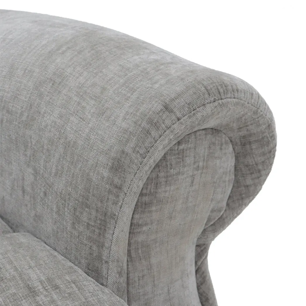Langham Riser Recliner with Heat and Massage - Grey Chenille Fabric thumbnail 6