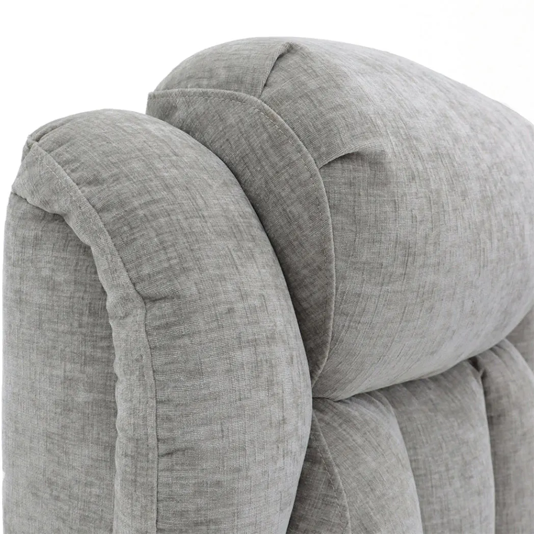 Langham Riser Recliner with Heat and Massage - Grey Chenille Fabric thumbnail 7