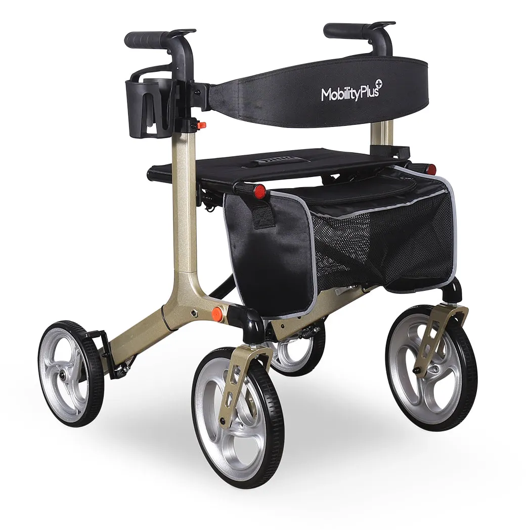 MobilityPlus+ Deluxe 2.0 Ultra-Light Folding Rollator with Seat thumbnail 2