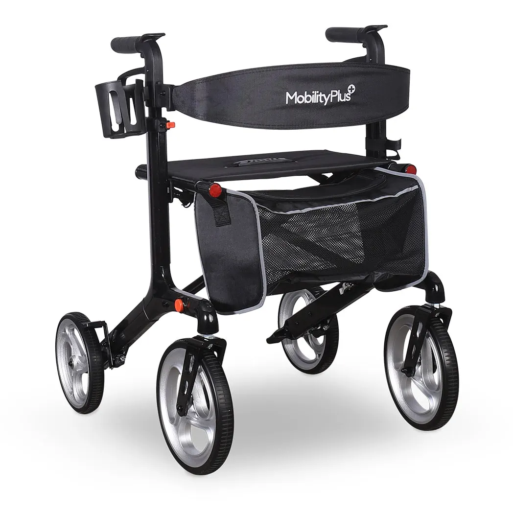 MobilityPlus+ Deluxe 2.0 Ultra-Light Folding Rollator with Seat thumbnail 3
