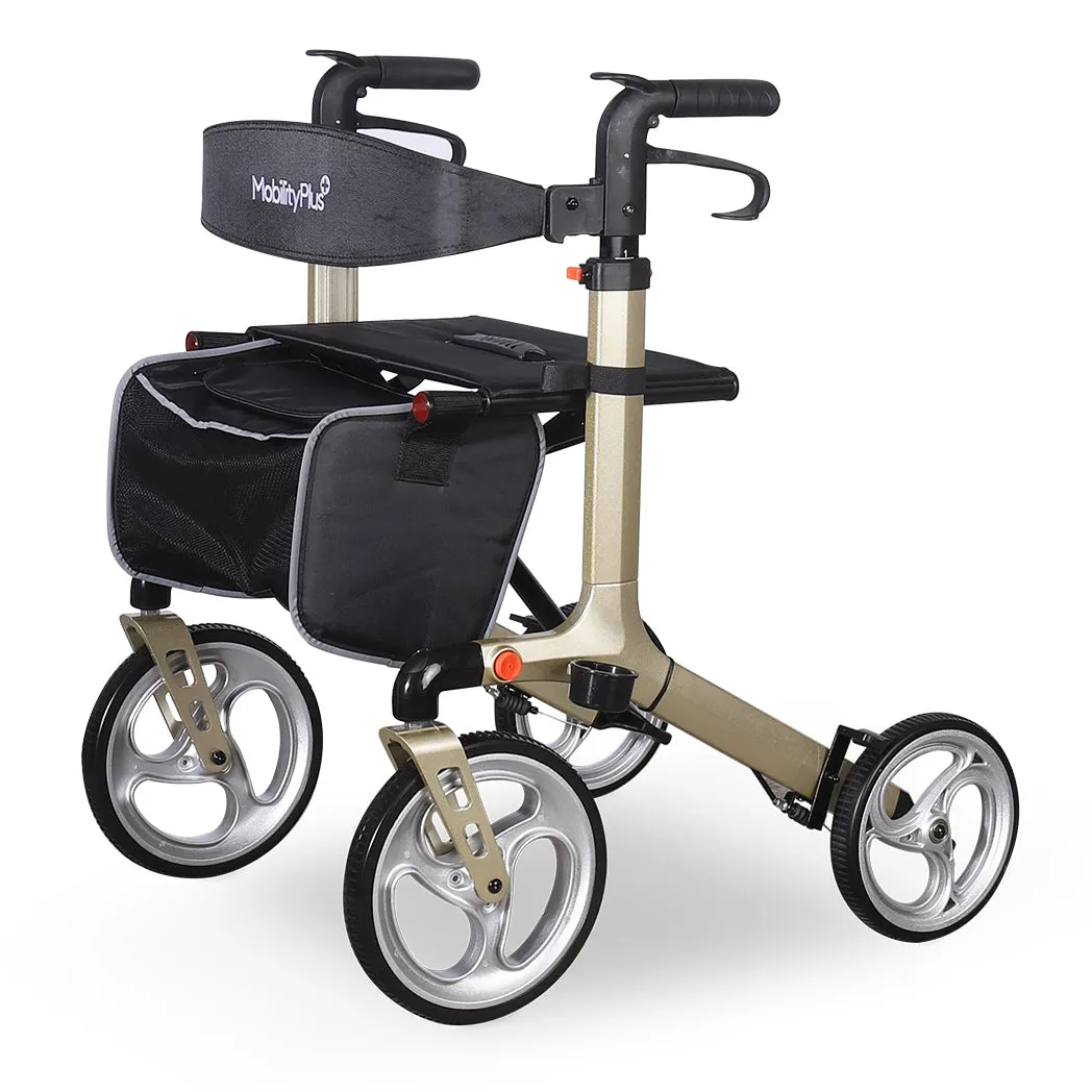 MobilityPlus+ Deluxe 2.0 Ultra-Light Folding Rollator with Seat thumbnail 6