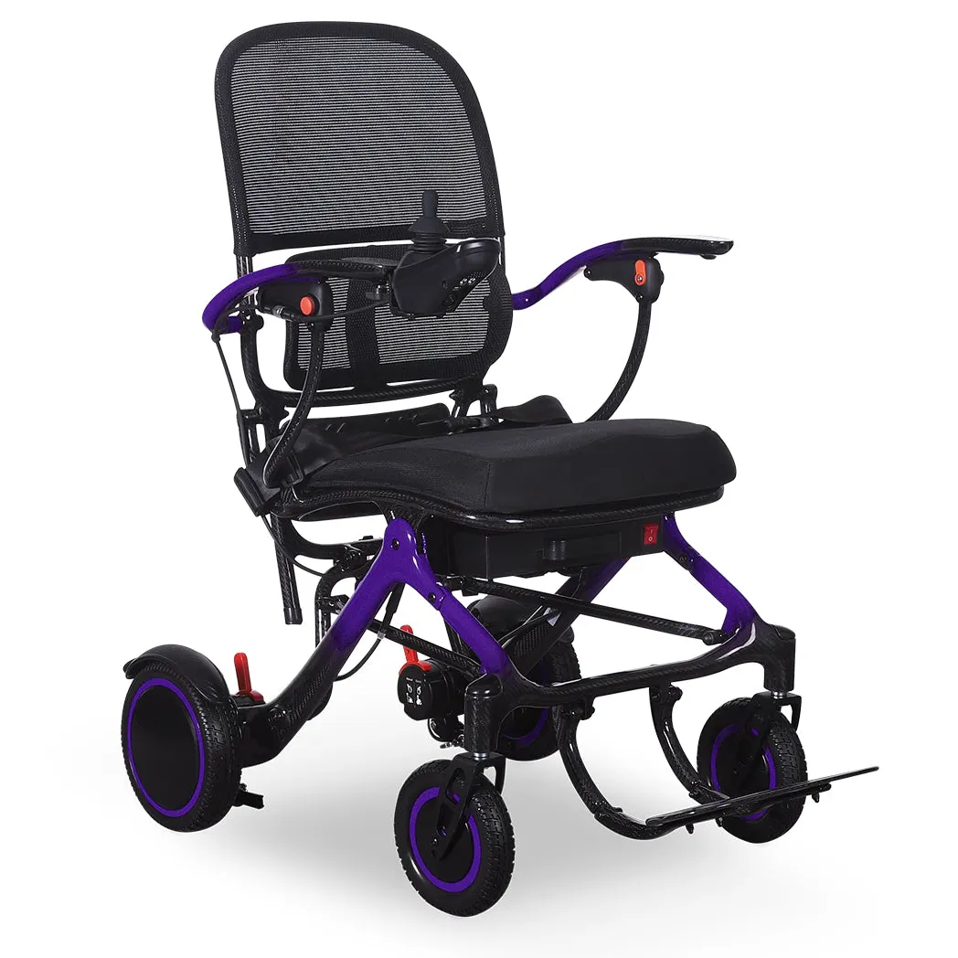 MobilityPlus+ ExoGlide Ultra-Light Carbon Folding Electric Wheelchair thumbnail 4