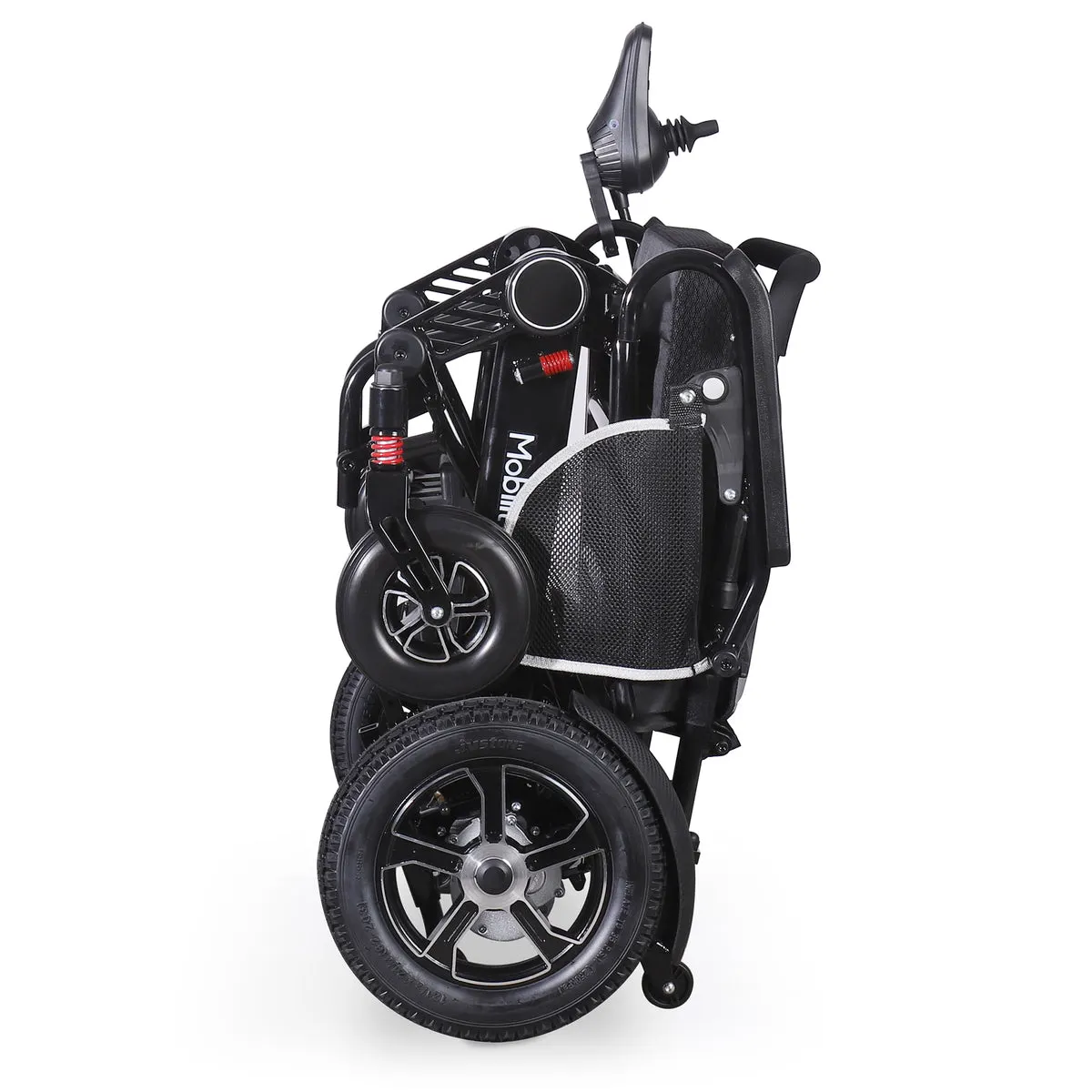 MobilityPlus+ FortisHD Lightweight Folding Electric Wheelchair, Wide Seat, 180kg Load Capacity thumbnail 2