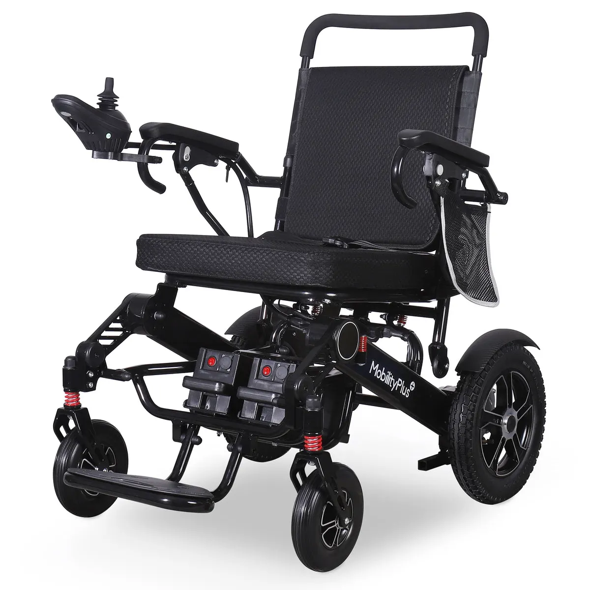MobilityPlus+ FortisHD Lightweight Folding Electric Wheelchair, Wide Seat, 180kg Load Capacity thumbnail 4