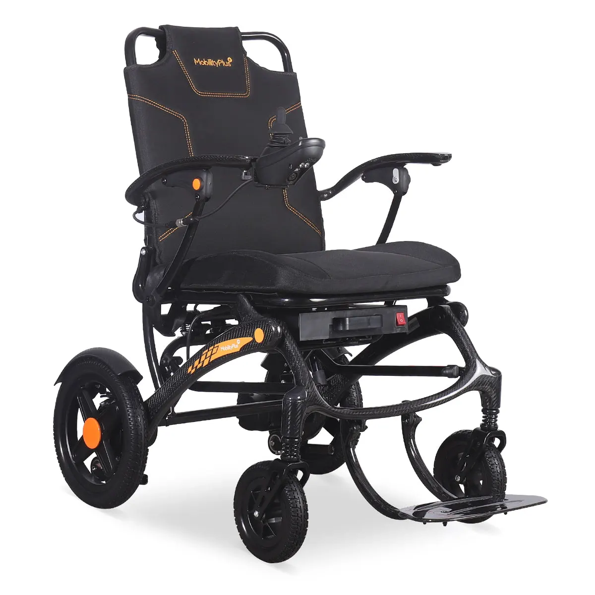 MobilityPlus+ Nova Ultra-Light Carbon Folding Electric Wheelchair thumbnail 2