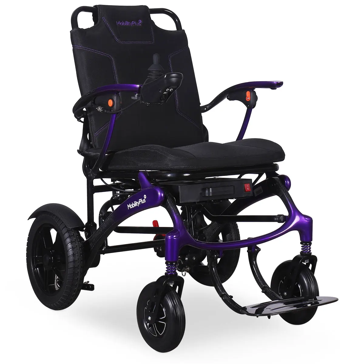 MobilityPlus+ Nova Ultra-Light Carbon Folding Electric Wheelchair thumbnail 3