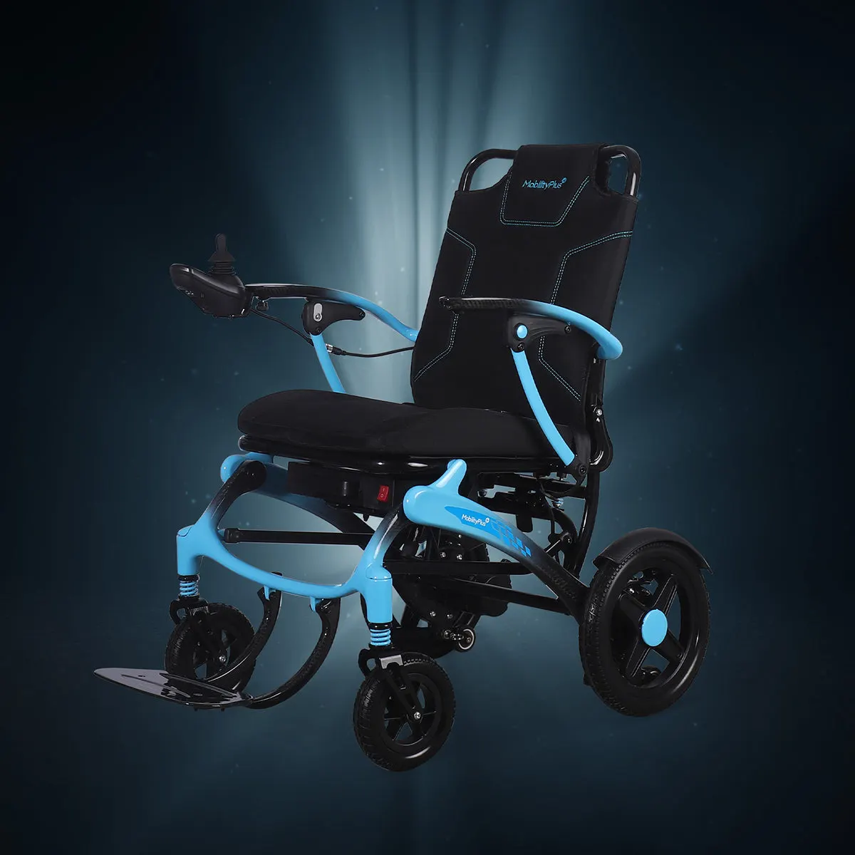 MobilityPlus+ Nova Ultra-Light Carbon Folding Electric Wheelchair thumbnail 5