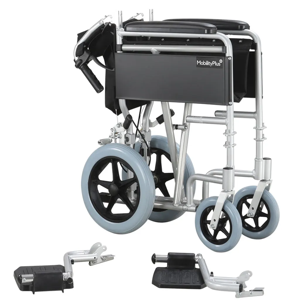 MobilityPlus+ Traveller Aluminium Transit Wheelchair thumbnail 6