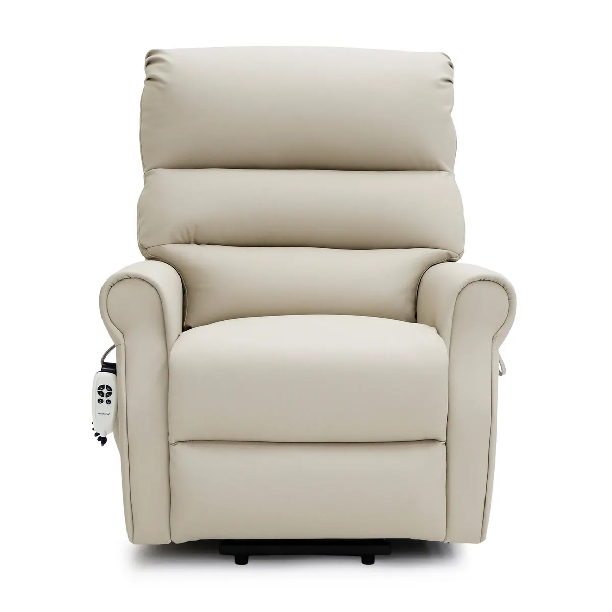 Savoy Dual Motor Riser Recliner - Cream Air Leather thumbnail 6
